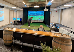 Winter Golf Sim and Dine